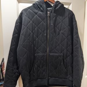 ALPINESTARS Quilted Zip Up Hoodie w/ Thumb Holes